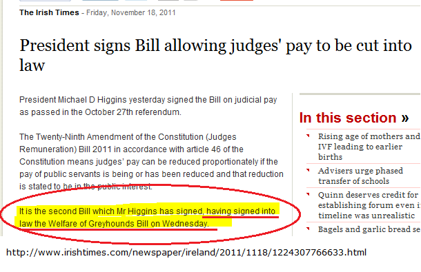 Die Welfare of Greyhounds Bill ist unterzeichnet.png